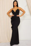 Simone Black Mermaid Maxi