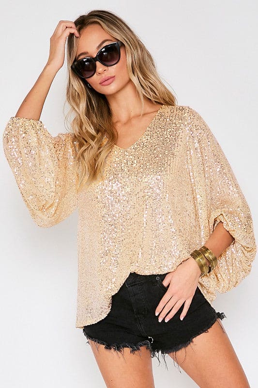 Tinsley  Sequin Blouse