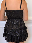 Black Sequin Skort