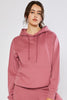 Makayla Oversized Fleece begonia pink relax fit pullover hoodie.  * Cozy Brushed Fleece  * Adjustable Drawstring  * Long Sleeve Banded Cuff & Hem  * Kangaroo pocket  * Match it with PA550 (Jogger) - Pre-Washed for a no-shrink true fit.  MODEL: 5'7