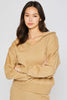 COTTON TERRY SPLIT-NECK HOODIE * Lightweight and Soft Cotton Terry * Adjustable Drawstring Waist * Long Sleeve Banded Cuff & Hem * Match with PA530 - Pre-Washed for a no-shrink true fit. MODEL: 5'7